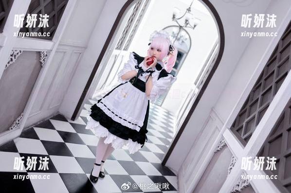 揭秘猫田圣奈奈的椰子女仆：猫娘乐园cos的高清原图分享